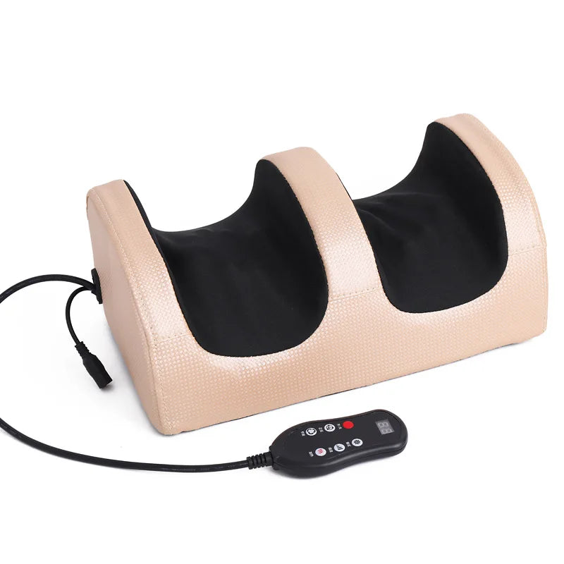 Electric Foot Massager with Heat & Deep-Kneading Nodes – Pain Relief for Feet, Calves & Ankles