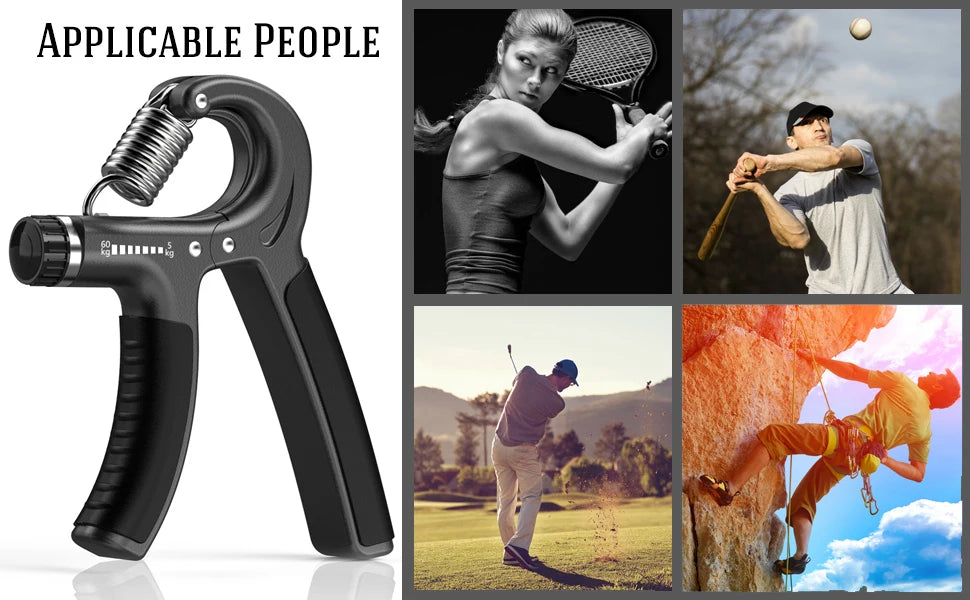 Grip Strength Trainer - Grip Flexion (Crushing Grip), Ideal for Golfer's Elbow