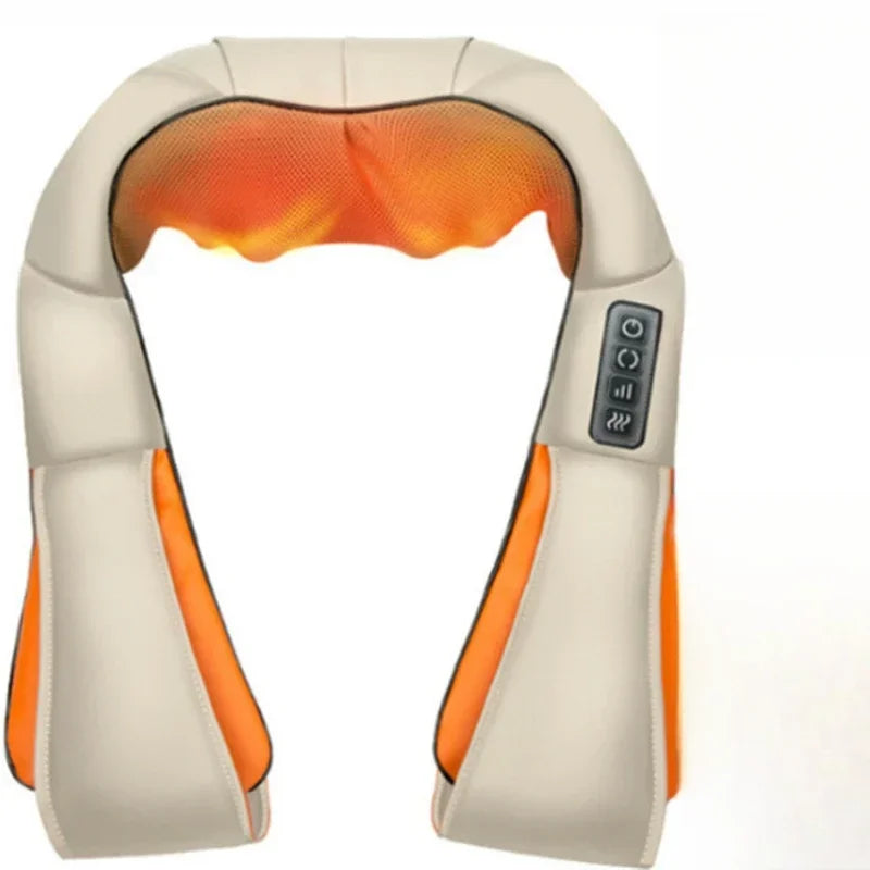 Shoulder Massager Shiatsu Neck  Hot Compress Cervical Massagers Cars Home Kneading Massaging Shawl Electric Necks Waist Shawls